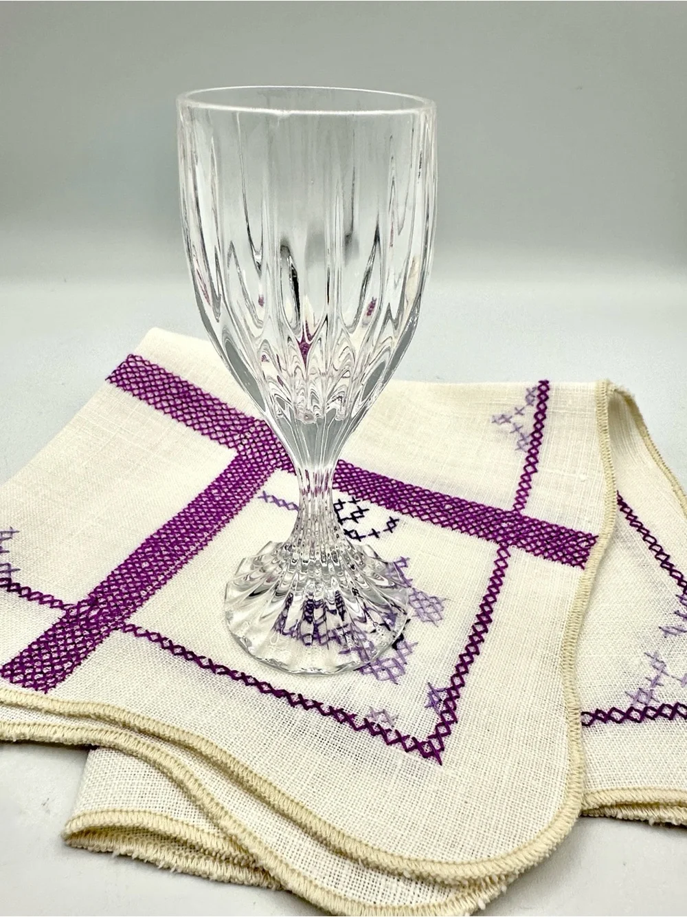 Mikasa Park Lane Cordial Stemmed glass. Rare.